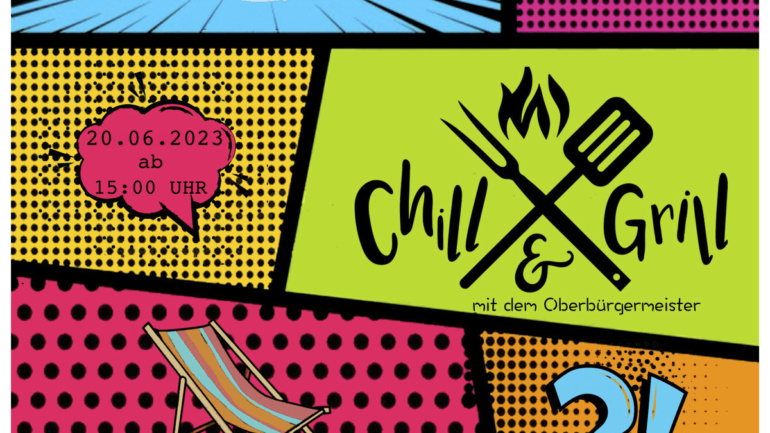 Chill & Grill mit dem Oberbürgermeister René Wilke